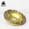 DELUN 5 Inch Sintering Diamond Segments Grinding Wheels for Concrete Epoxy Mastics