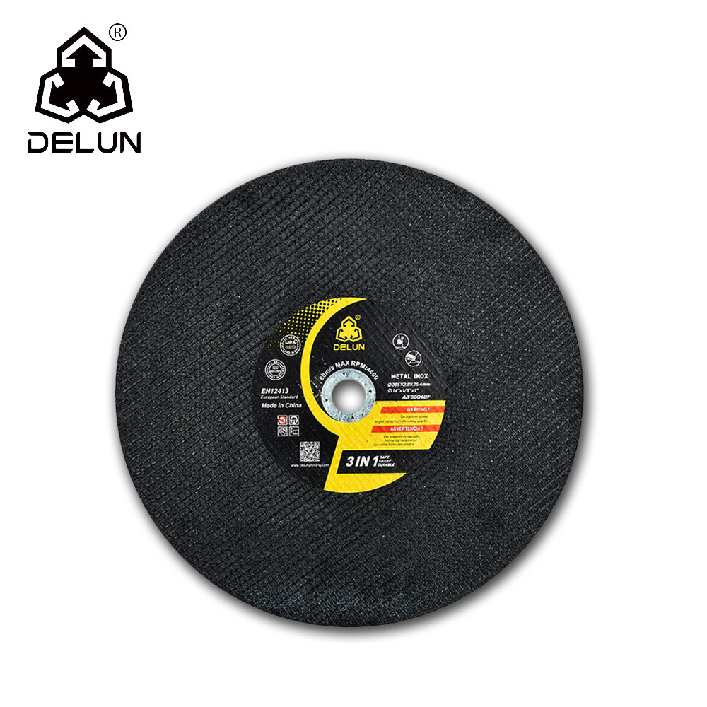 DELUN China Factory Hot Sales 355 Mm 14 Inch Aluminum Oxide Disco De Corte Fino Para Porcelanato
