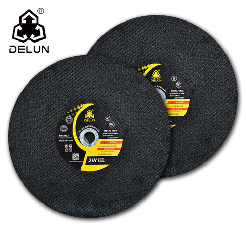 DELUN Metal Stainless Steel Cutting Disc Grinding Wheel Abrasive Tools14inch 