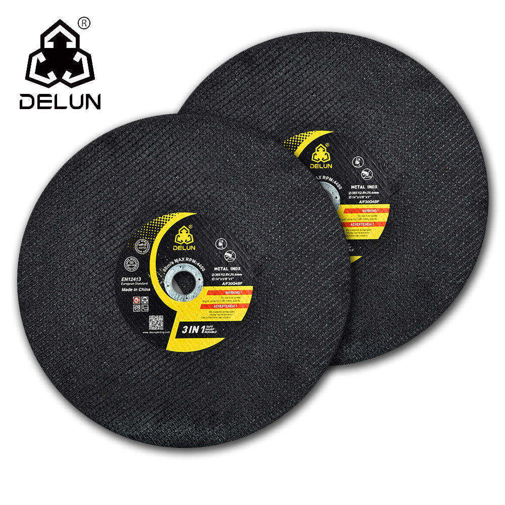 DELUN 14 Inch 350mm China Factory High Performance Cutting Disc with Long Duration Time 