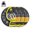 DELUN China Manufacture Steel Polishing Competitive Price 4.5 Inch Grinding Wheel for Angle Grinder