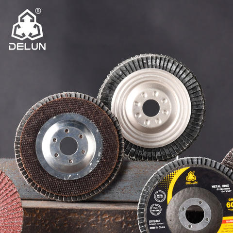DELUN 5 Inch Direct Supplier Free Samples 125mm Flap Disc 40 Grit