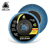 DELUN on Sale 6 Inch 150 Mm Flexible Flap Disc with EN12413 International Standard