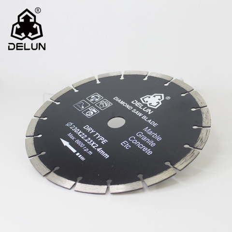 DELUN USA Compatible with Diamond Saw Blade 4.5 Inch Concrete Segmented for Concrete,Marble