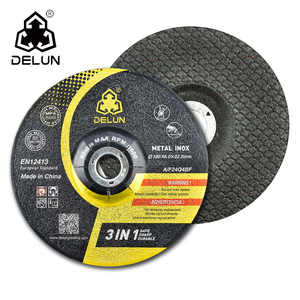 DELUN Aluminum Grinding Wheel 7 Inch for Aluminum Copper Non-Ferrous 10 Pack (Not Load While Grinding)