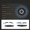 DELUN Factory Direct Sale 100mm 4 Inch Calcined Flap Disc with Resonable Price for Grit 80