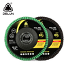 DELUN China Supplier High Performance Durable Using 7inch 180mm Flap Disc Wholesale for Metal Polishing Free Samples