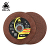DELUN 4 Inch Red And Black Aluminum Oxide Cutting Disc From China Factory 