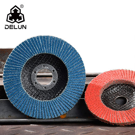 DELUN 6inch Factory Direct Calcined Aluminum Oxide Flap Disc for Stone And Metal