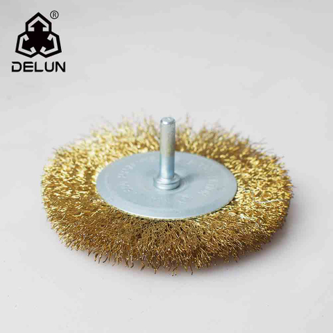 DELUN Superior Durability China Factory Tough Curled Wire Wheels Are Filled with Selected Carbon Steel Wire