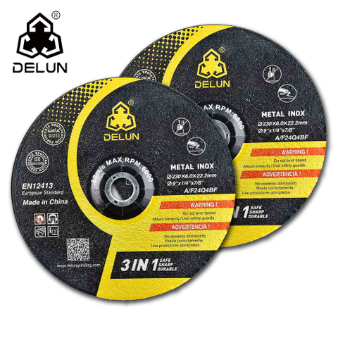 DELUN 9 Inch International Standard Grinidng Disc From China Factory with High Performance