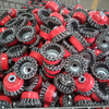 DELUN 4 Inch 100mm Knotted Twisted Cup Bowl Wire Brush for Grinder