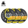 DELUN European Abrasive Supplier 4.5 inch 4''x1/4x7/8'' Steel High End Grinding Polishing Wheel