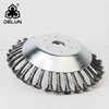 DELUN Steel Wire Brush Cutter Trimmer Head Replacement Lawn Mower Rotating Weed Brush 19 For Brushes Cutter 25MM