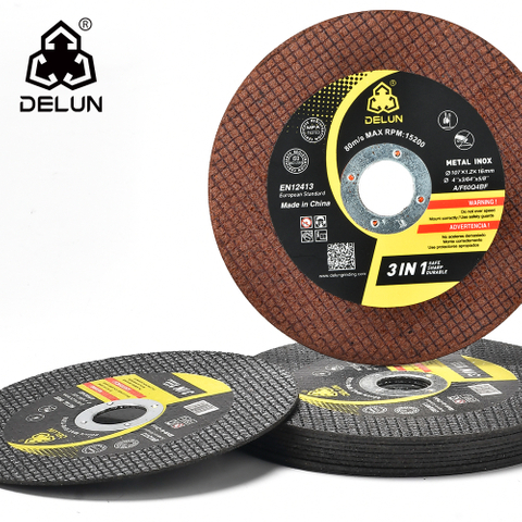 DELUN EN12413 Standard Welding Preparation Stainless Steel Cutting Disc Die