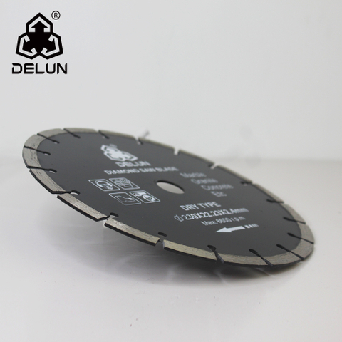 DELUN Hot Sell 5 Inch Circular Vacuum Brazed Diamond Saw Blades for Metal 7/8"-5/8" Arbor