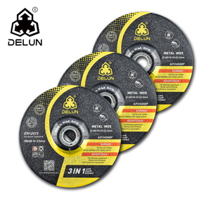 DELUN European Standard Grinding Wheels with 3-layer Glass Fiber Mesh Design Provide High Strength&long Life Service