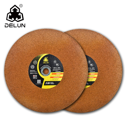 DELUN China Manufacturer Best Quallity Standard 355 Mm Yellow Color Disco De Corte Plantadeira